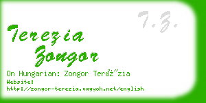 terezia zongor business card